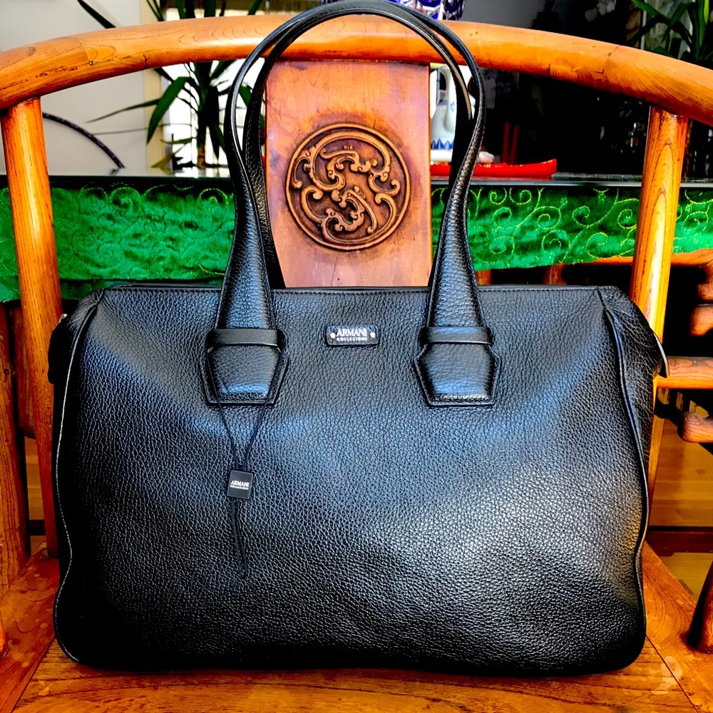 Armani Collezioni Leather Handbag